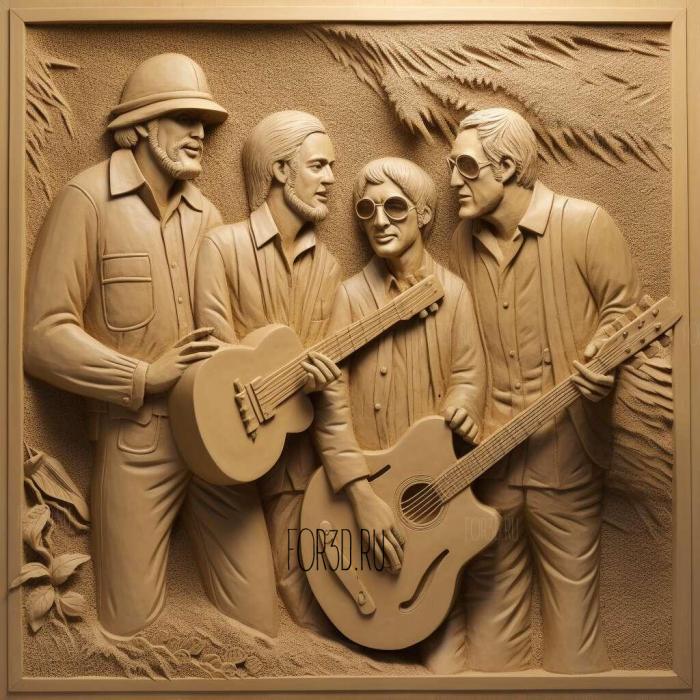 The Beach Boys 2 stl model for CNC